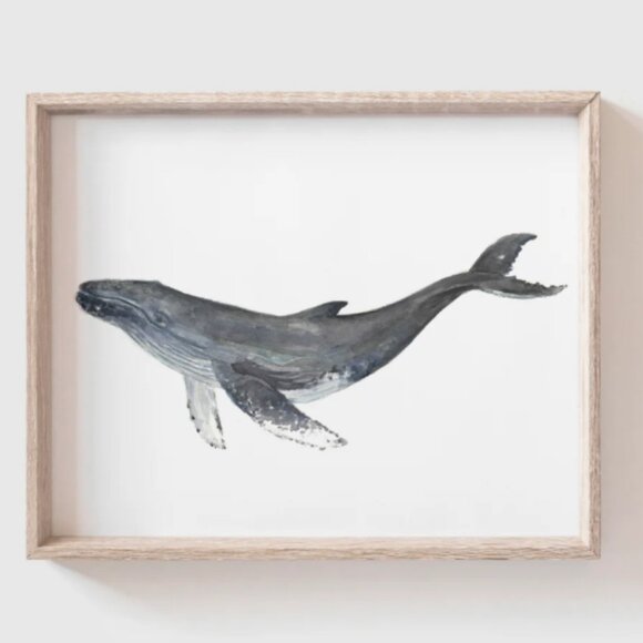Whale Art Print - Picture 2 of 3